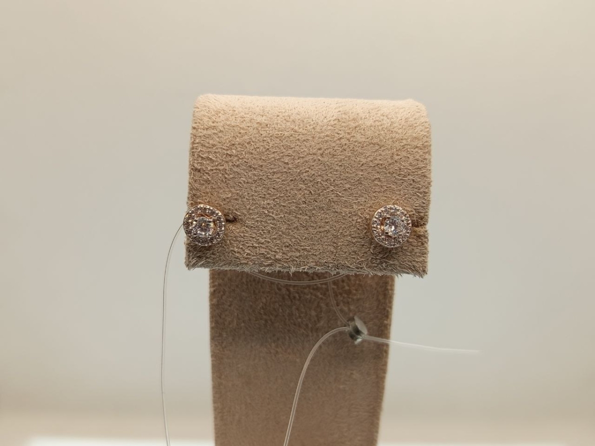 СЕРЬГИ ПУСЕТЫ с камнями (Au 585)