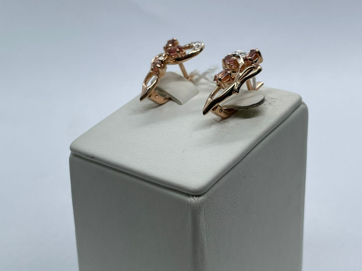 СЕРЬГИ С КАМНЯМИ (Au 585)