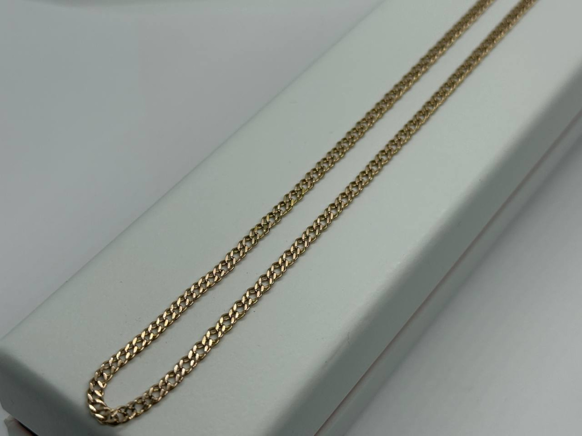 ЦЕПЬ ПОЛНОВЕСНАЯ Ромб двойной (Au 585)