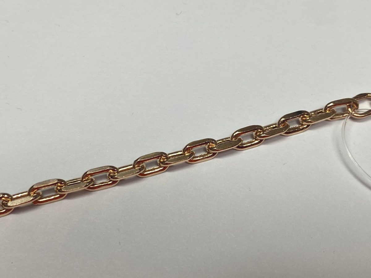 БРАСЛЕТ ПУСТОТЕЛЫЙ Якорное (Au 585)