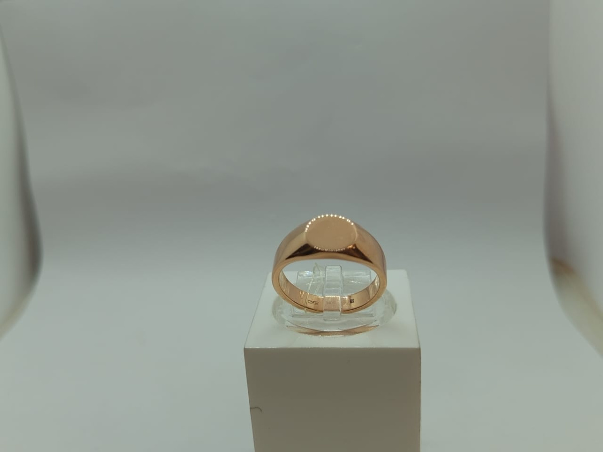 КОЛЬЦО ПЕЧАТКА без камня (Au 585)