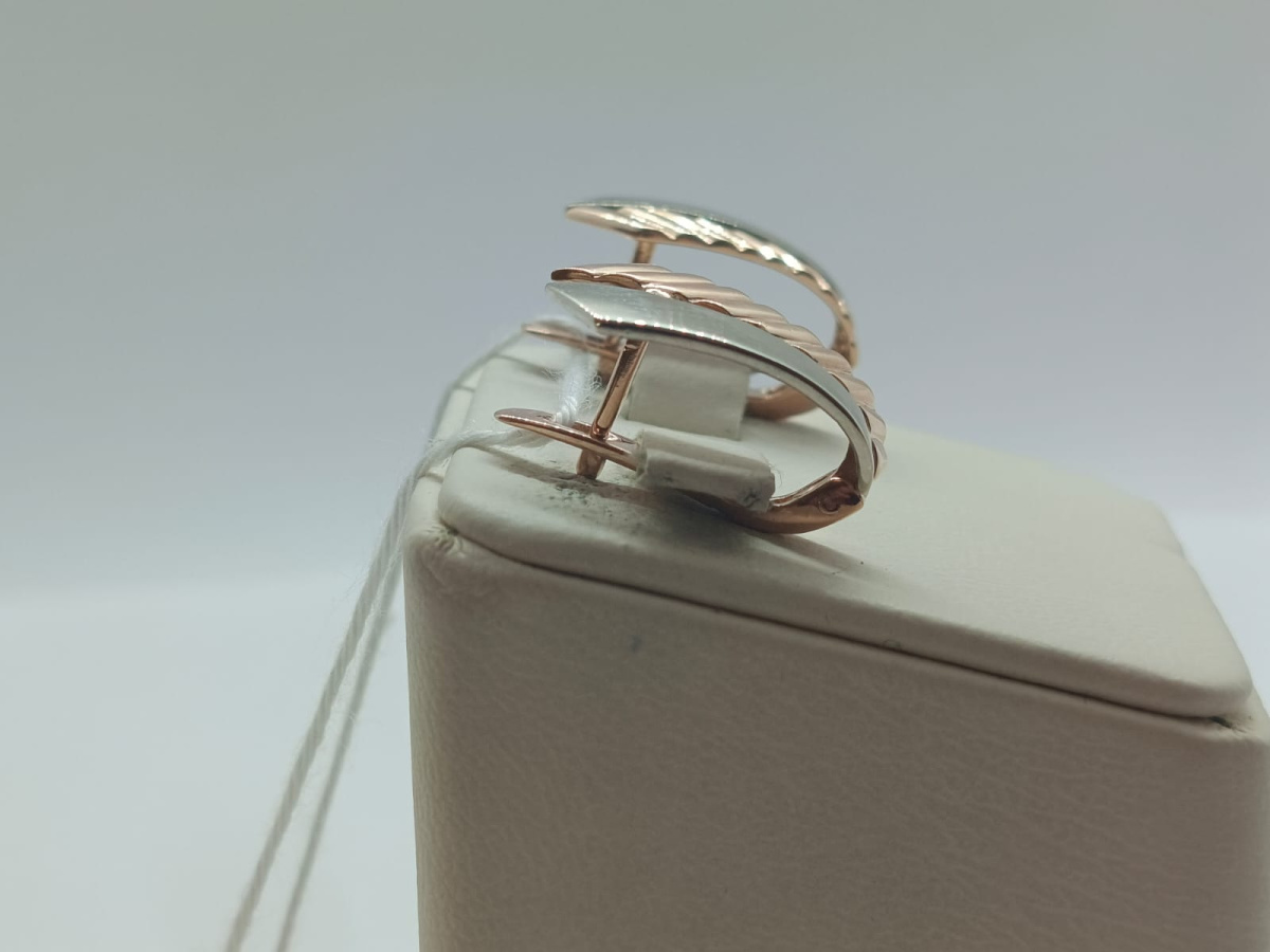 СЕРЬГИ БЕЗ КАМНЯ (Au 585)