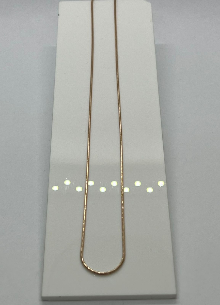 ЦЕПЬ ПОЛНОВЕСНАЯ Жгут(снейк) (Au 585)