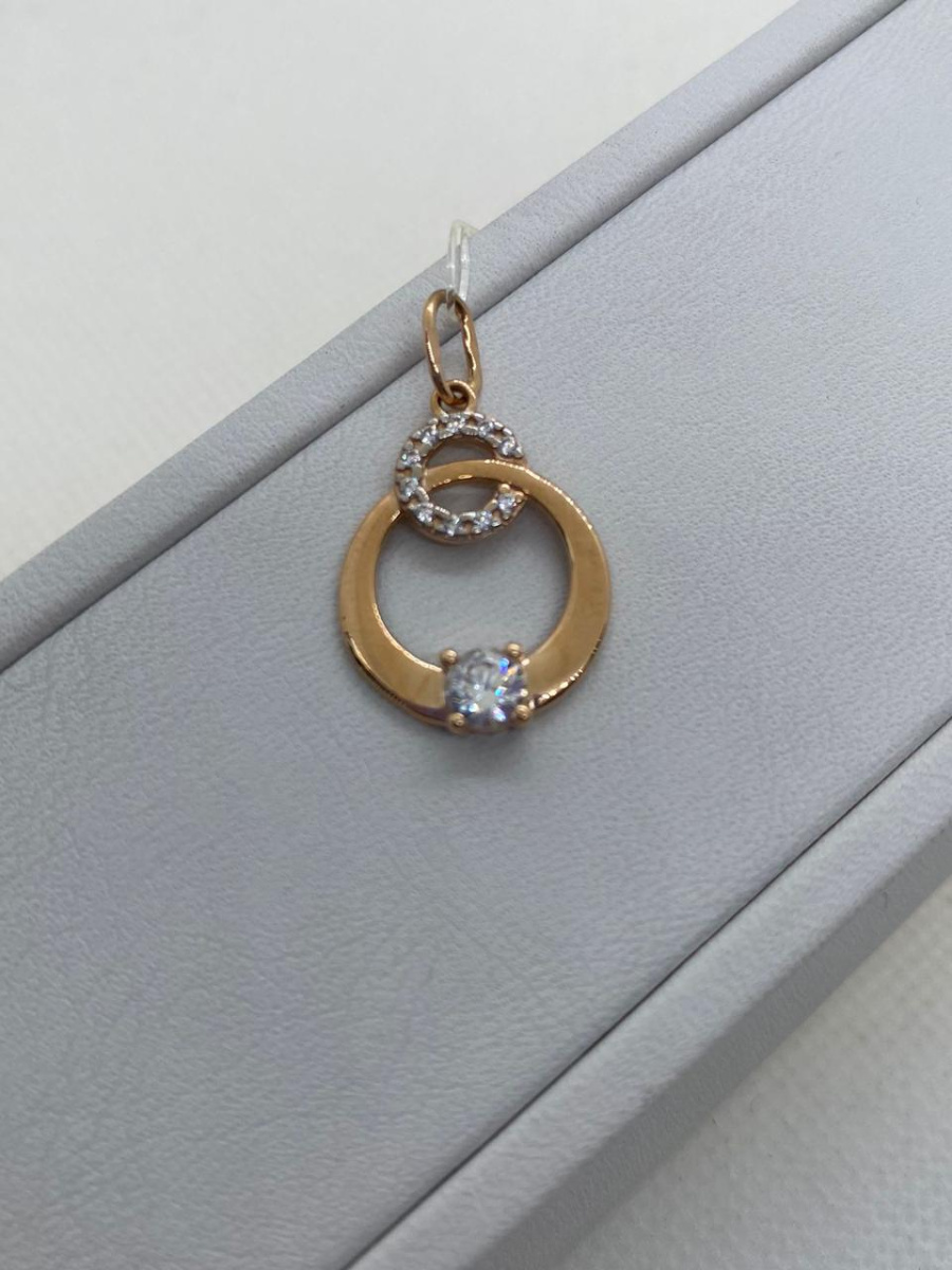 50138 ПОДВЕСКА С КАМНЯМИ (Au 585)