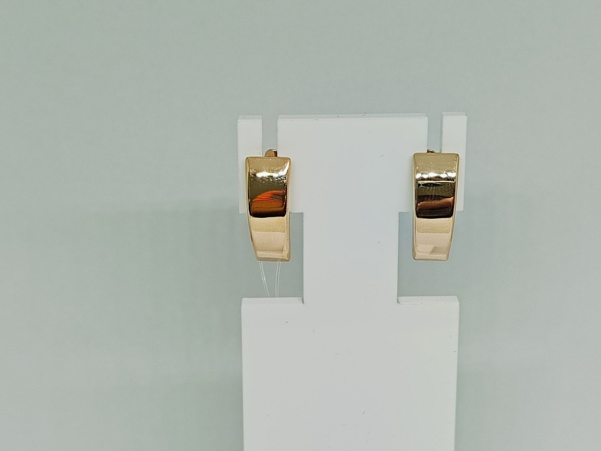 СЕРЬГИ БЕЗ КАМНЯ (Au 585)