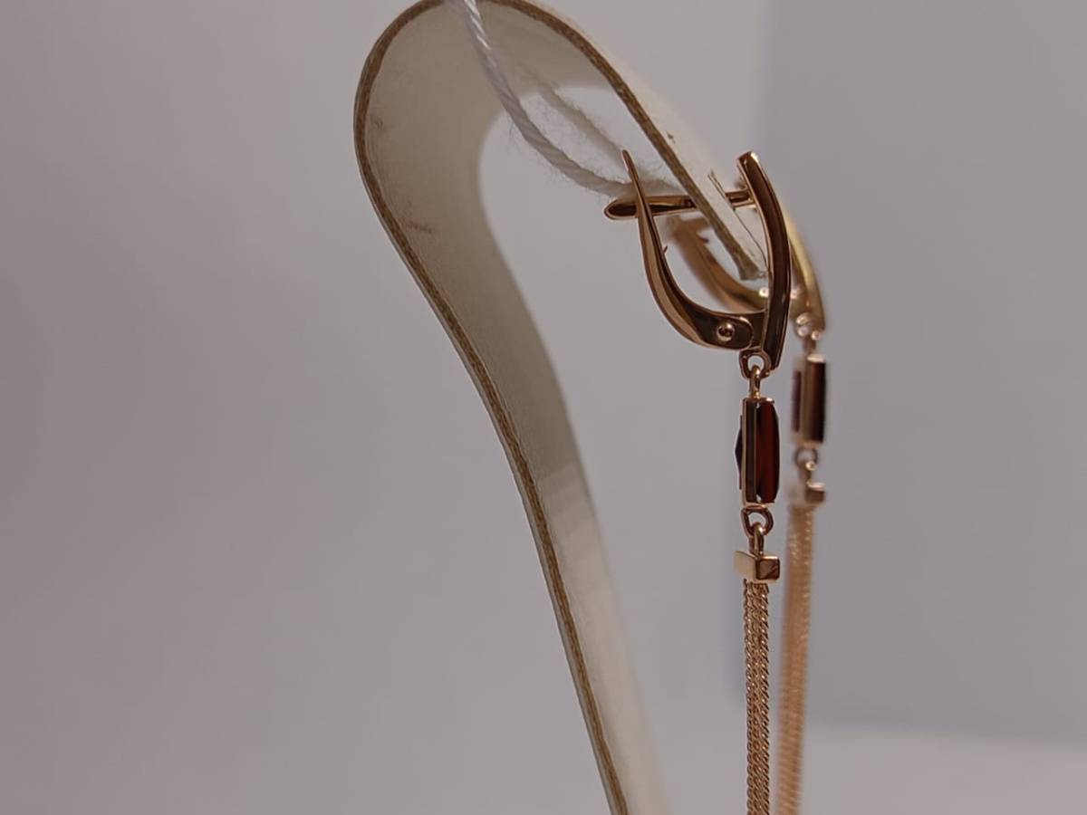 СЕРЬГИ БЕЗ КАМНЯ (Au 585)