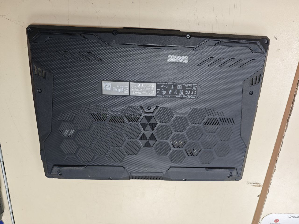 Ноутбук ASUS FX506i; Ryzen 7 4800H, GeForce GTX 1650 TI, 8 Гб, 256 Гб, Нет