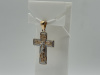 ПОДКБК585 ПОДВЕСКА КРЕСТ БЕЗ КАМНЯ (Au 585)