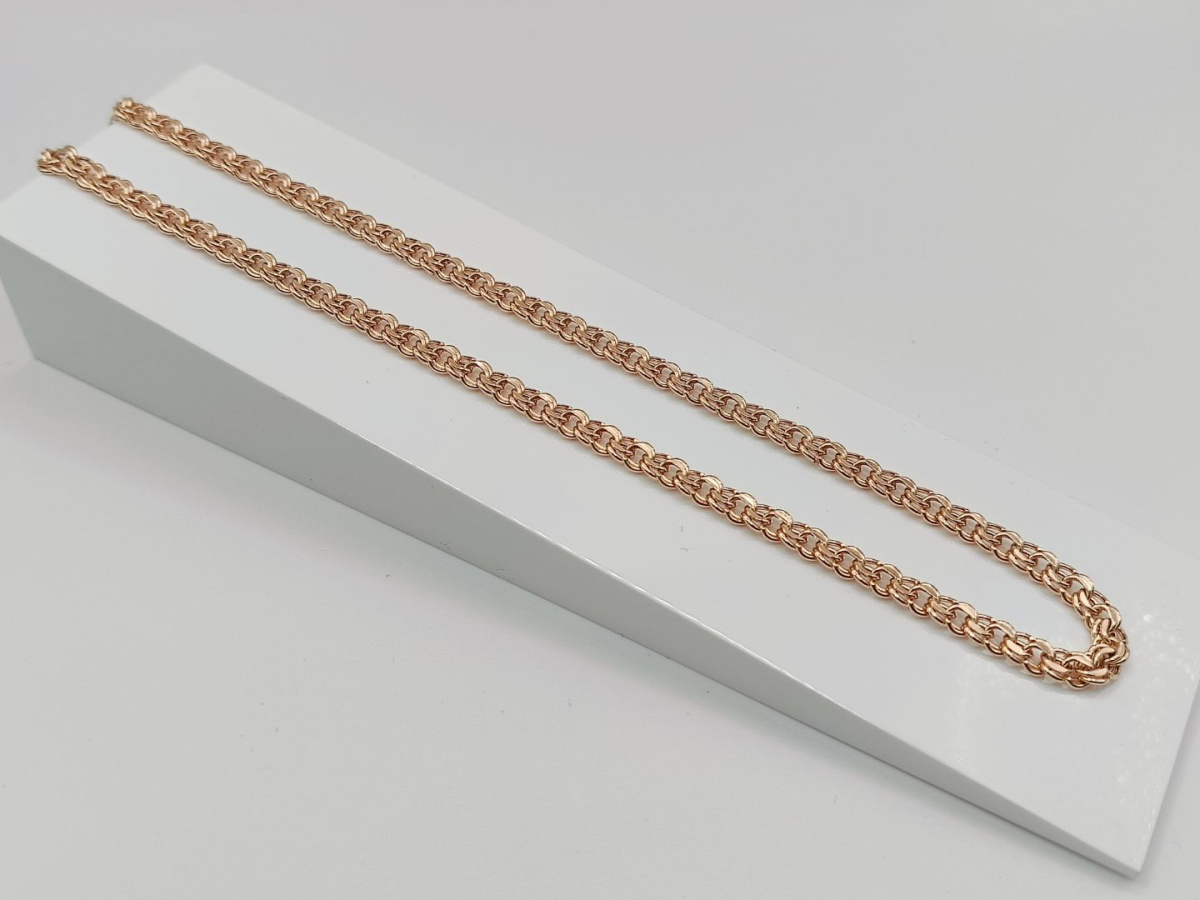 ЦПБС585 ЦЕПЬ ПУСТОТЕЛАЯ Бисмарк (Au 585)