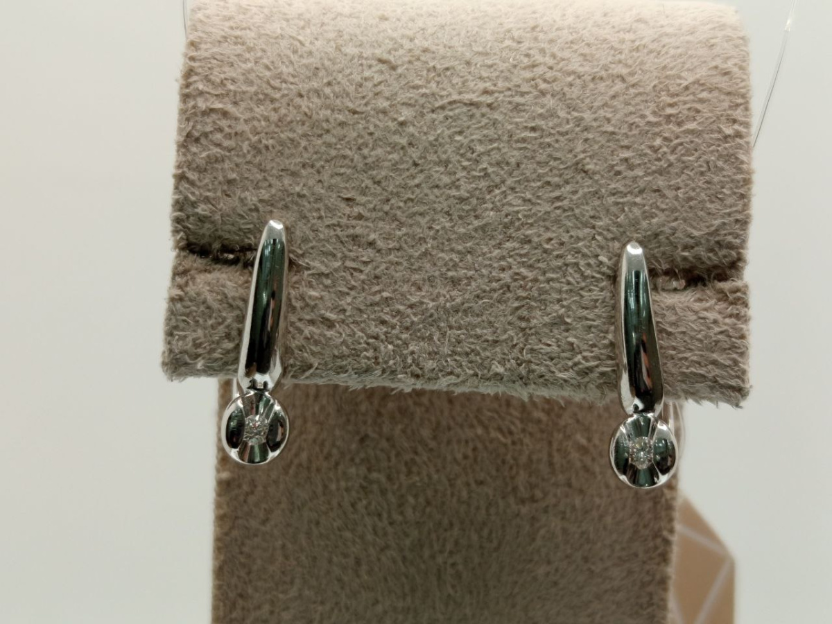 СЕРЬГИ БРИЛЛИАНТ (Ag 925)