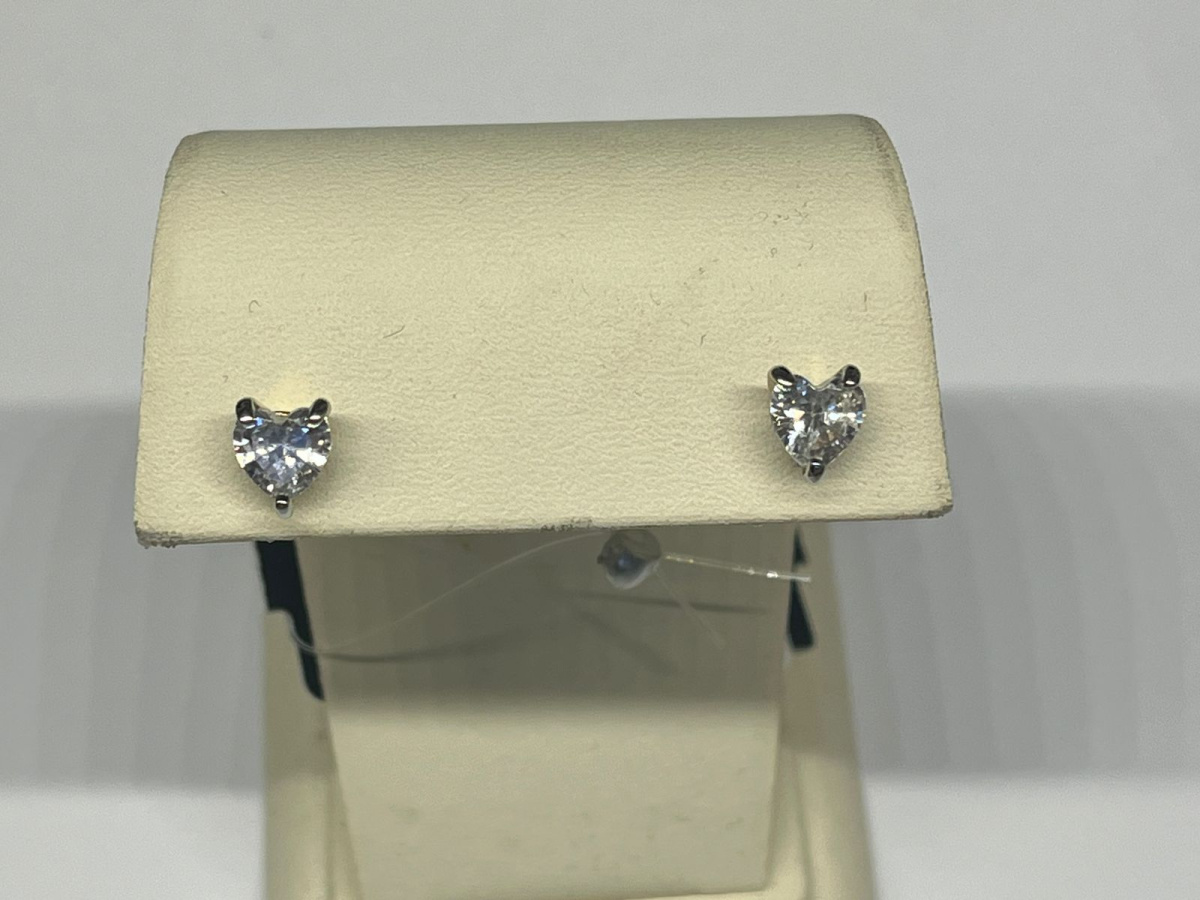 СЕРЬГИ ПУСЕТЫ с камнем (Au 585)