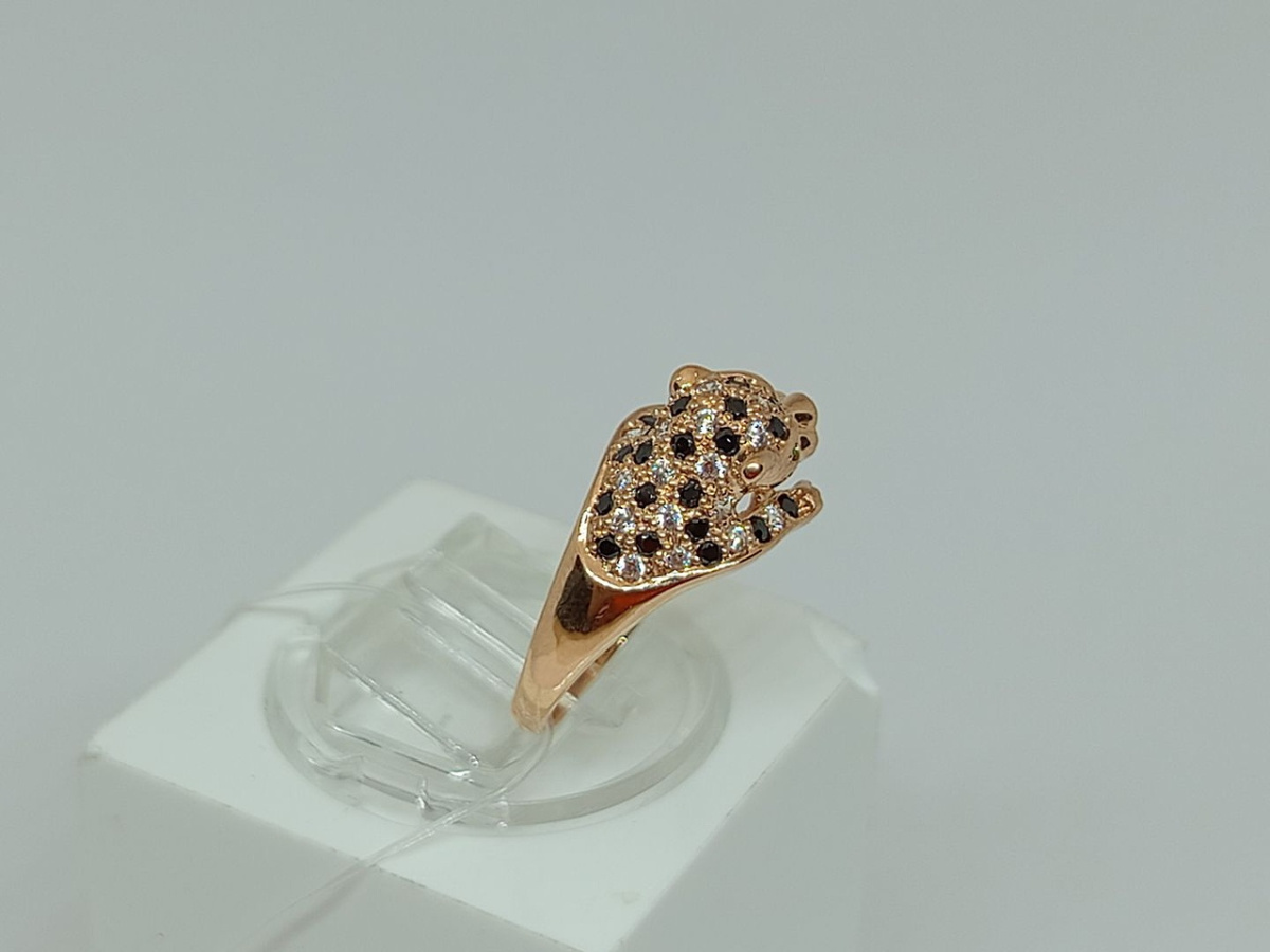 КОЛЬЦО С КАМНЯМИ (Au 585)