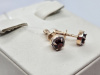 СЕРЬГИ ПУСЕТЫ гранат (Au 585)