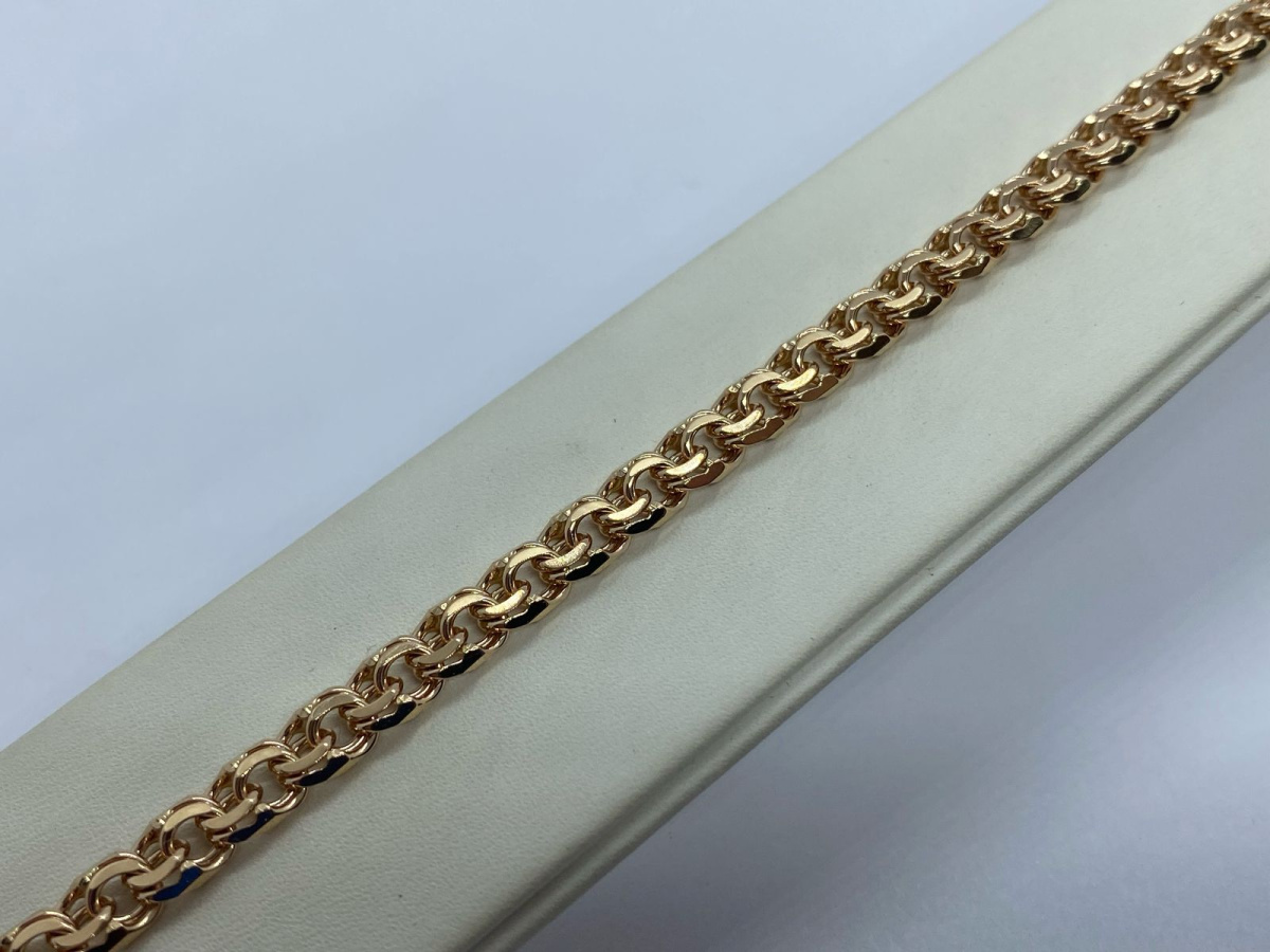 БРАСЛЕТ ПОЛНОВЕСНЫЙ Бисмарк (Au 585)