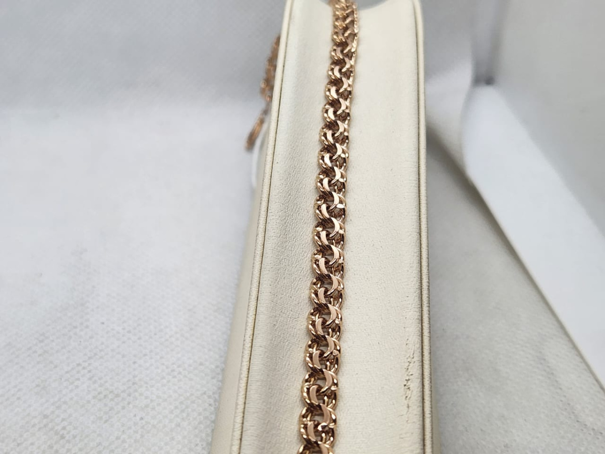 БРАСЛЕТ ПОЛНОВЕСНЫЙ Бисмарк (Au 585)