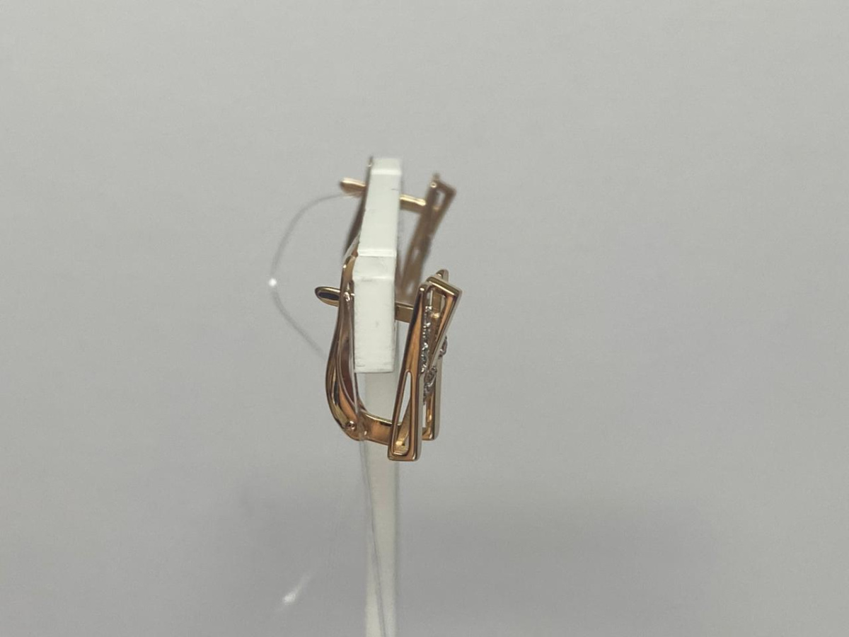 СЕРЬГИ С КАМНЯМИ (Au 585)