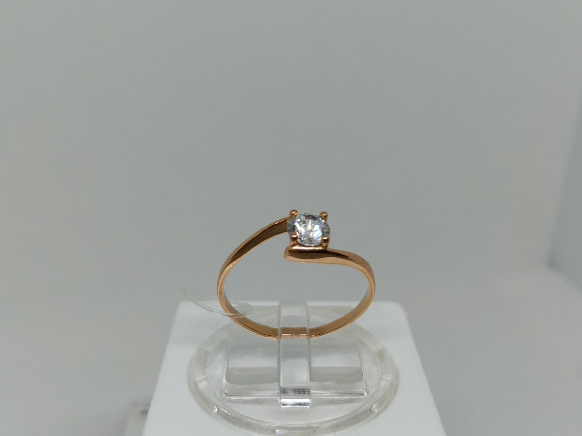 КОЛЬЦО С КАМНЕМ (Au 585)