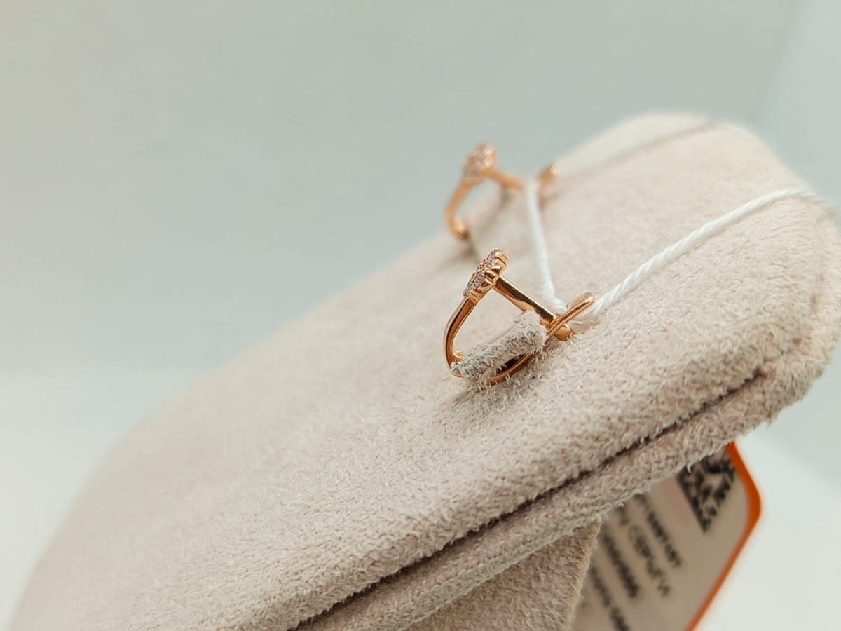 СЕРЬГИ С КАМНЯМИ (Au 585)