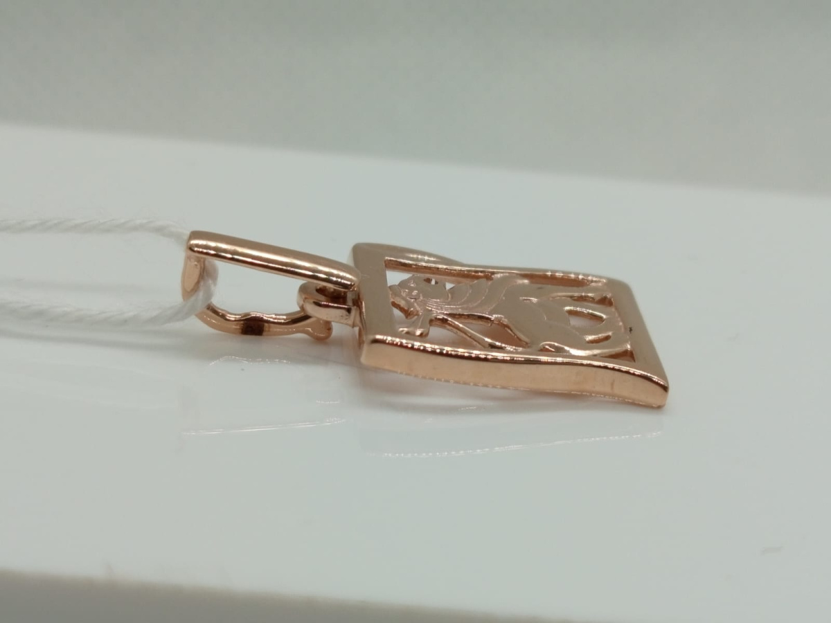 ПОДВЕСКА ЗНАК ЗОДИАКА ЛЕВ Au 585