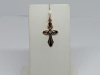ПОДВЕСКА КРЕСТ С КАМНЕМ (Au 585)