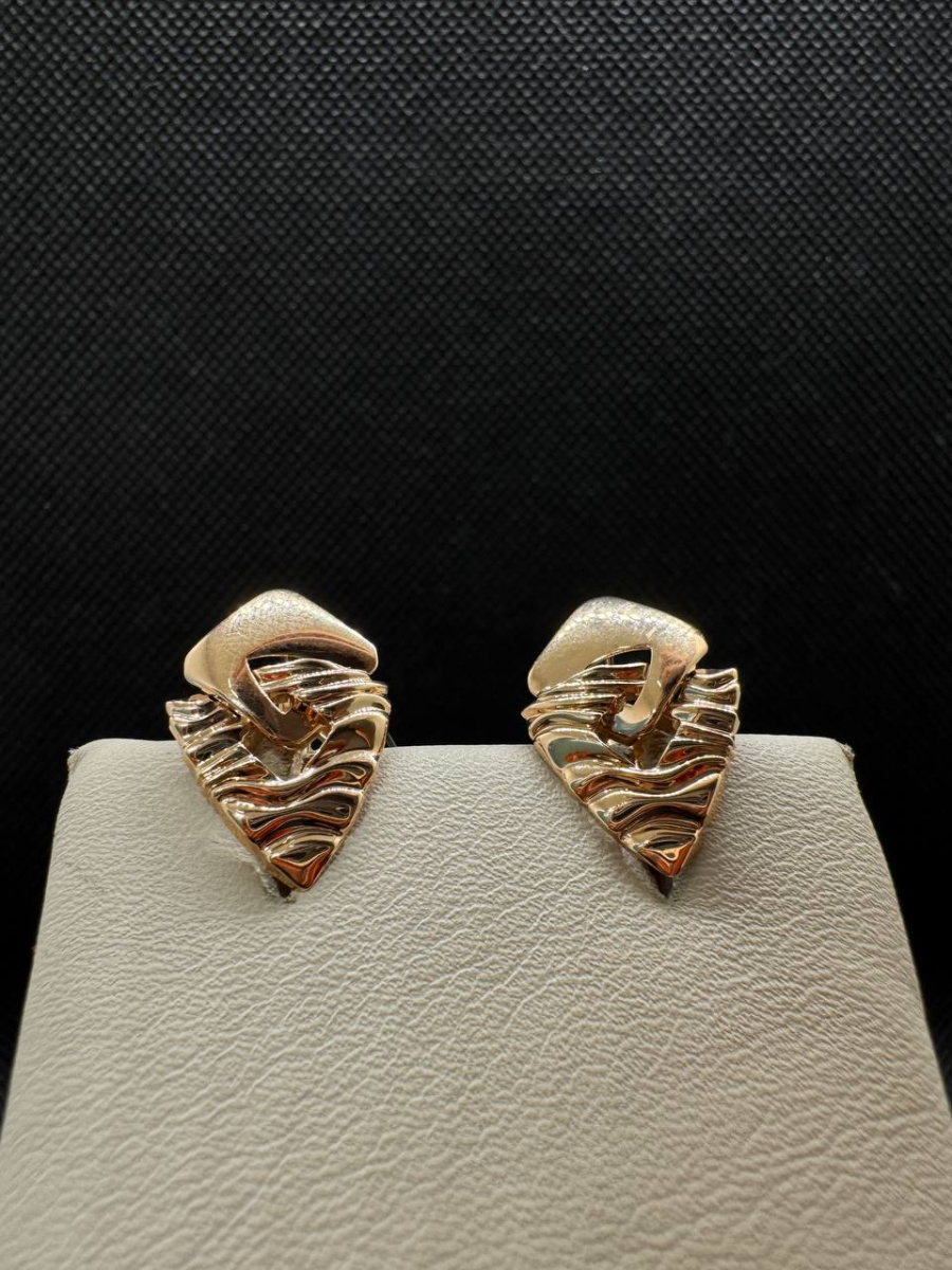 СЕРЬГИ БЕЗ КАМНЯ (Au 585)