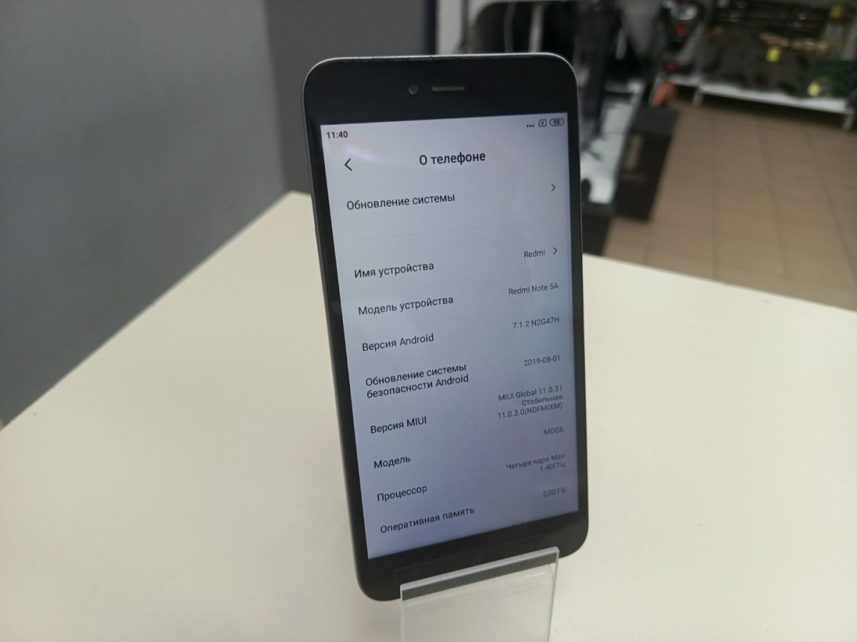 Смартфон Xiaomi Redmi Note 5A 2/16