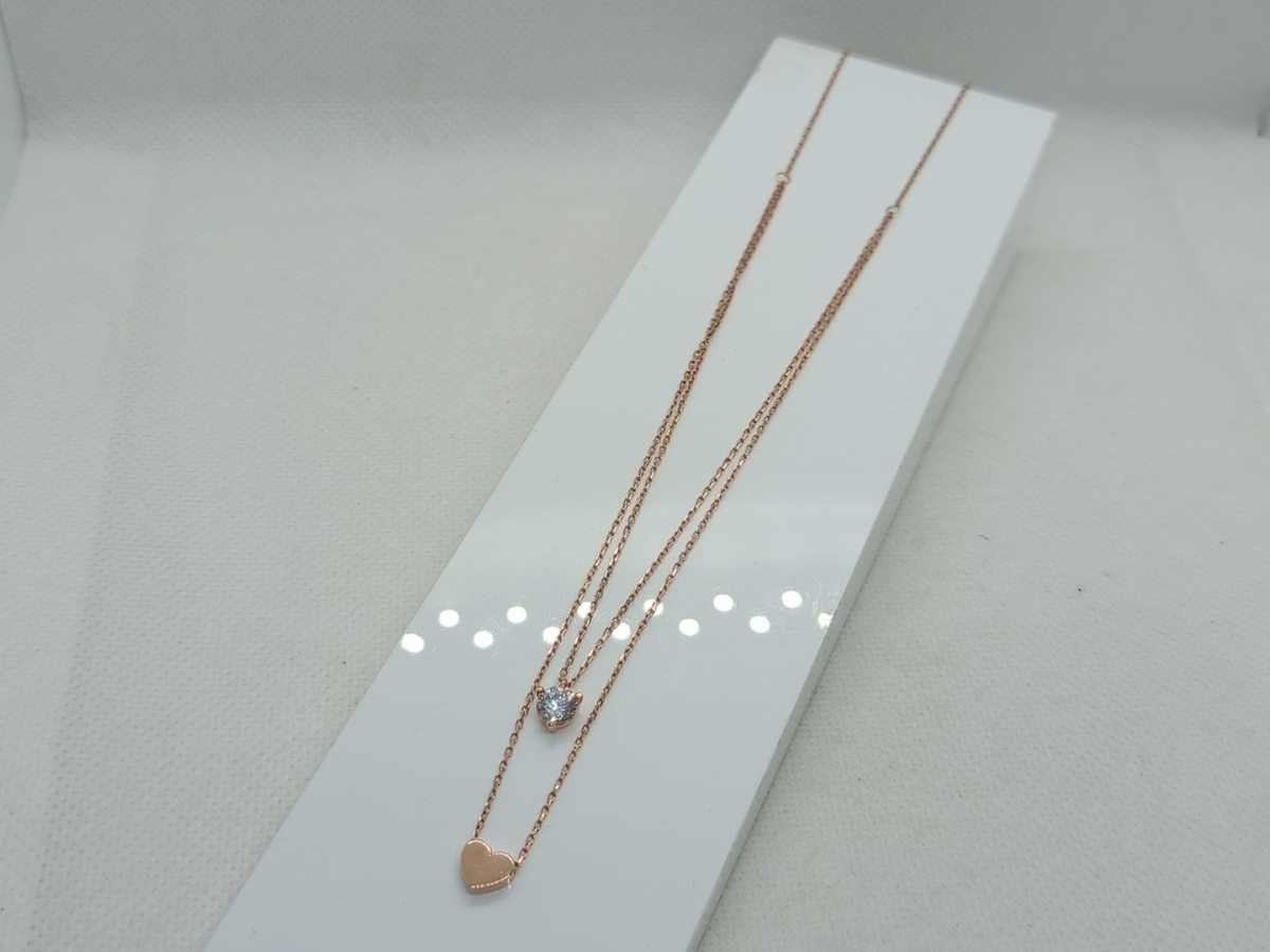 КОЛЬЕ С КАМНЕМ Au 585