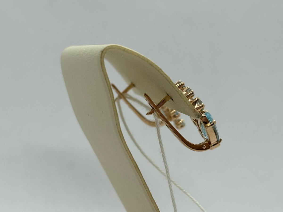 СЕРЬГИ С КАМНЯМИ (Au 585)