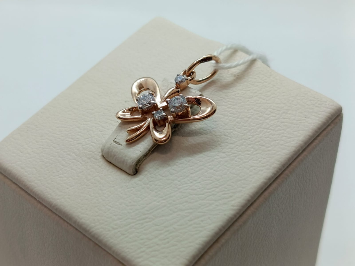 ПОДВЕСКА С КАМНЯМИ (Au 585)