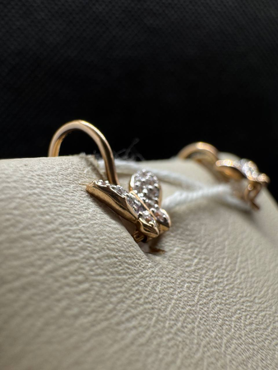 СЕРЬГИ С КАМНЯМИ (Au 585)