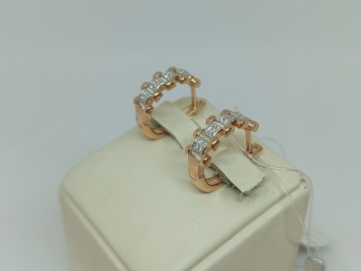 СЕРЬГИ С КАМНЯМИ (Au 585)