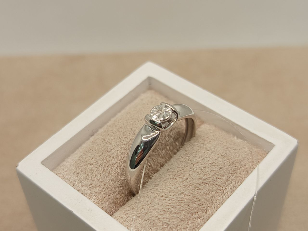 КОЛЬЦО БРИЛЛИАНТ (Ag 925)