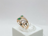 015419 КОЛЬЦО С КАМНЯМИ (Au 585)