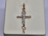ПОДВЕСКА КРЕСТ без камня (Au 585)