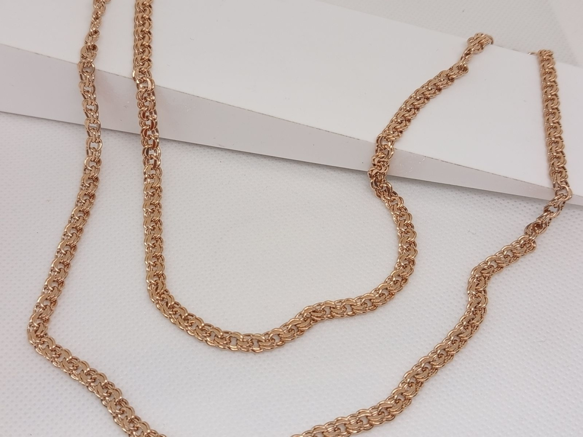 ЦЕПЬ ПУСТОТЕЛАЯ Бисмарк (Au 585)