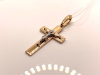 ПОДВЕСКА КРЕСТ без камня (Au 585)