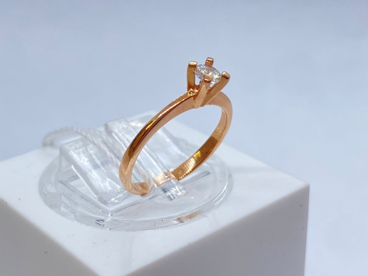 КОЛЬЦО С КАМНЕМ (Au 585)