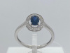 КОЛЬЦО Бриллиант, сапфир (Au 585)