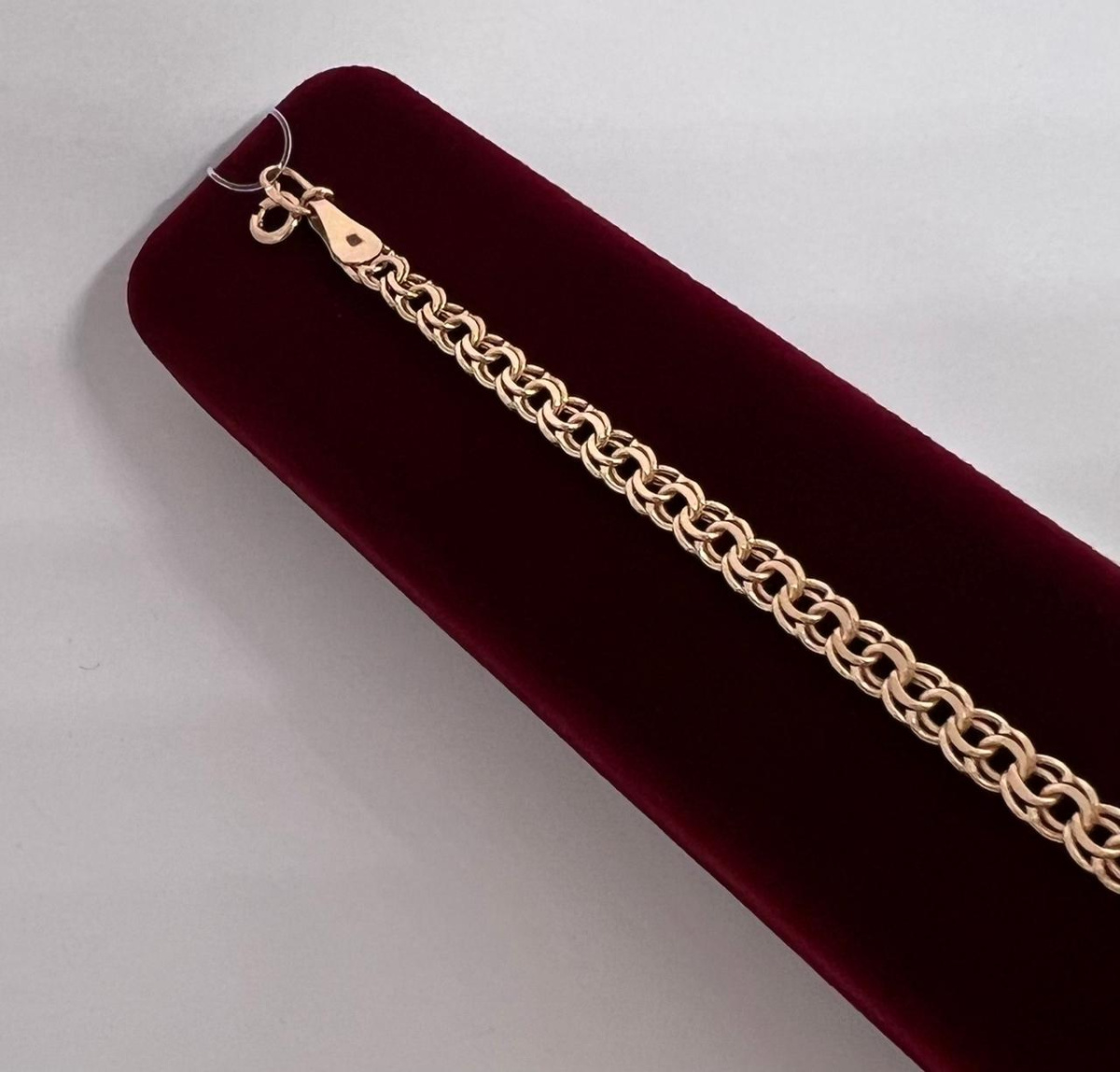 БРАСЛЕТ ПУСТОТЕЛЫЙ Бисмарк (Au 585)