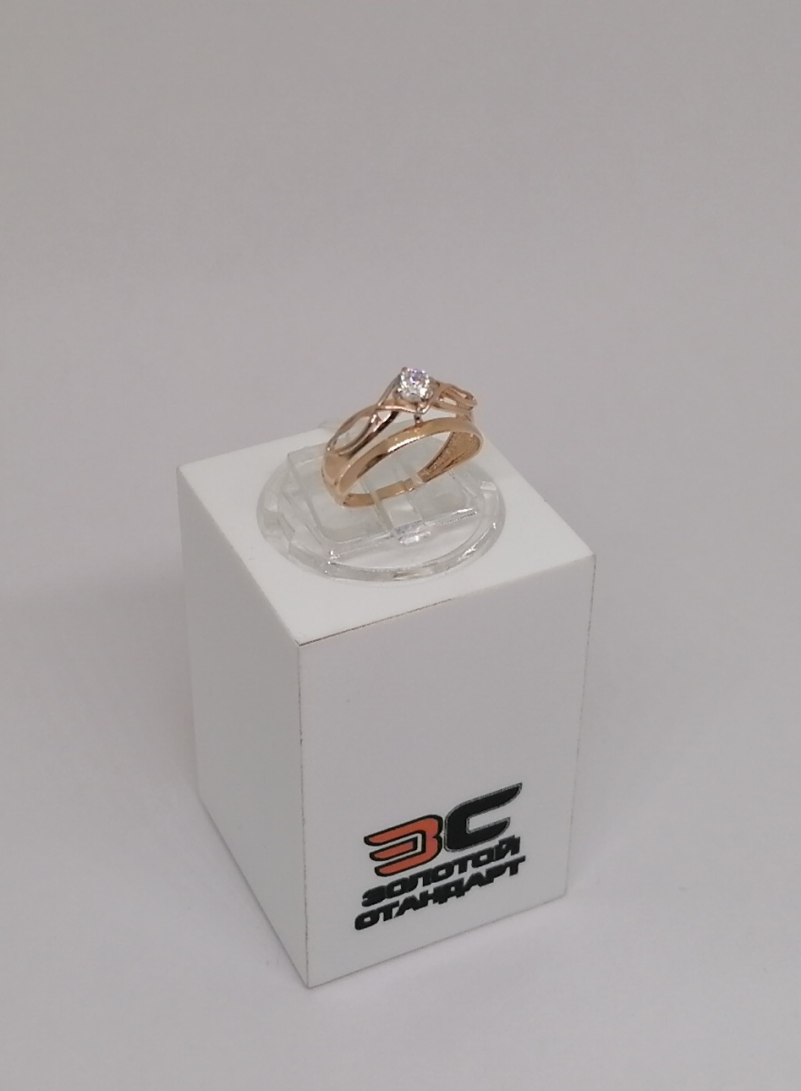 КОЛЬЦО С КАМНЕМ (Au 585)